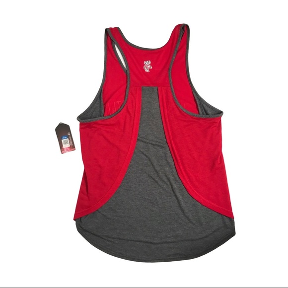 NWT Wisconsin Badgers Women’s Tulip Tank Top - Picture 8 of 14